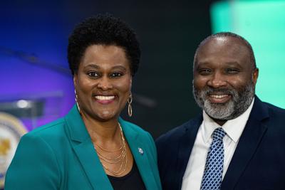 Houston Mayor Pro Tem Martha Castex-Tatum and  Missouri City Councilmember Jeffrey L. Boney