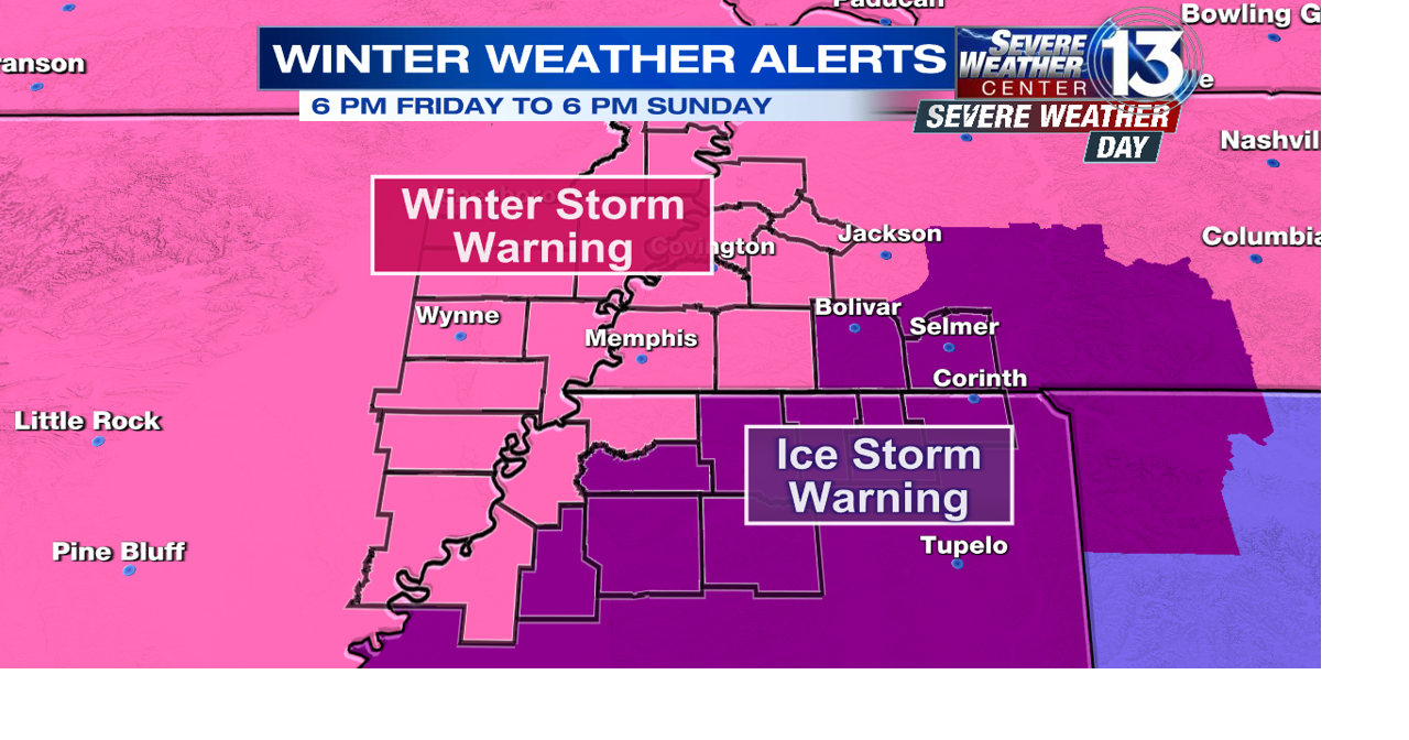 WATCH: Winter weather alerts issued as the Mid-South braces for major ...