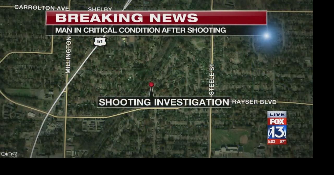 Man in critical condition, gunman on the run after shooting in Frayser ...