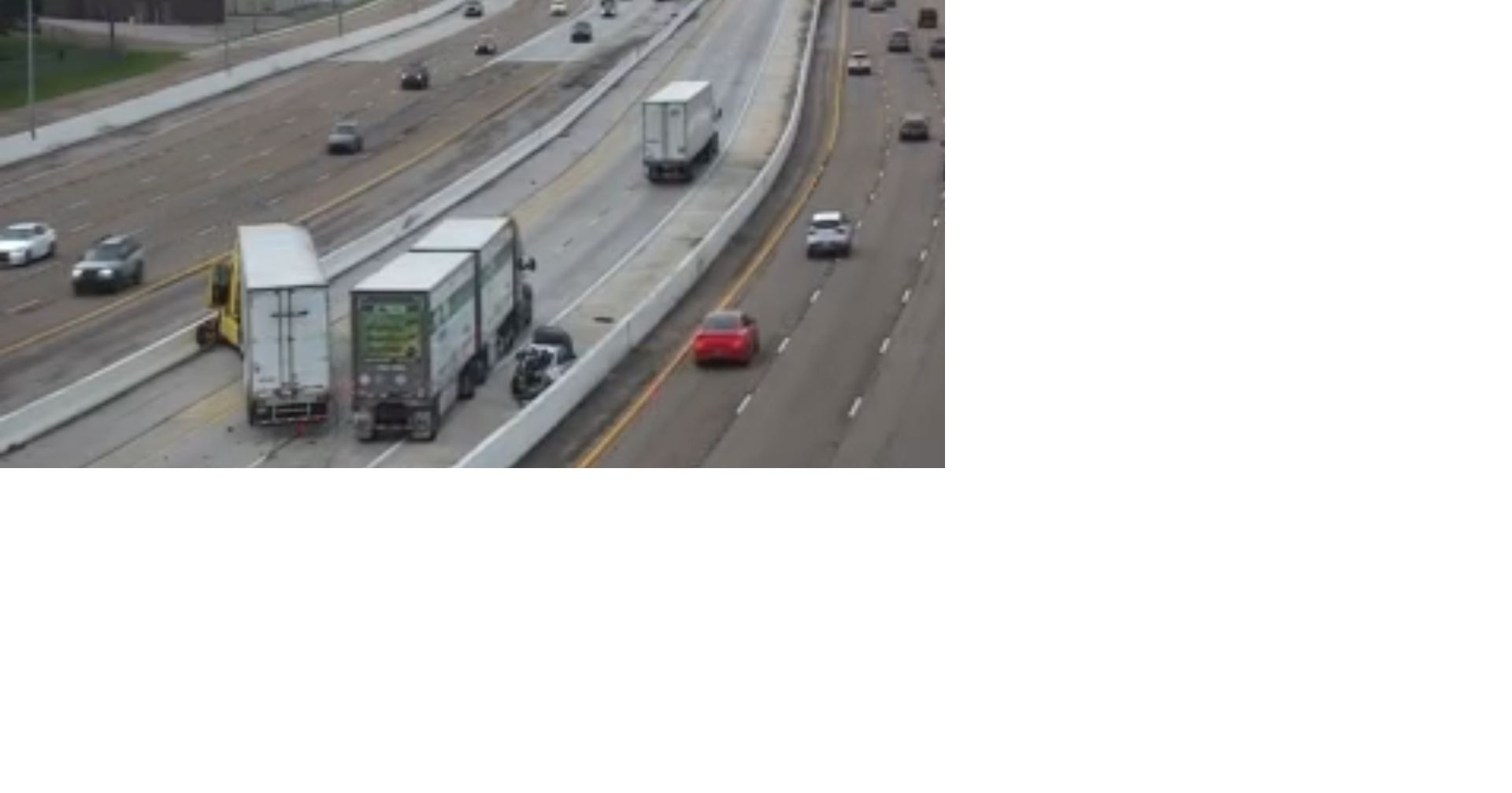 Crash involving tractor trailer snarling traffic on I-40 | News ...