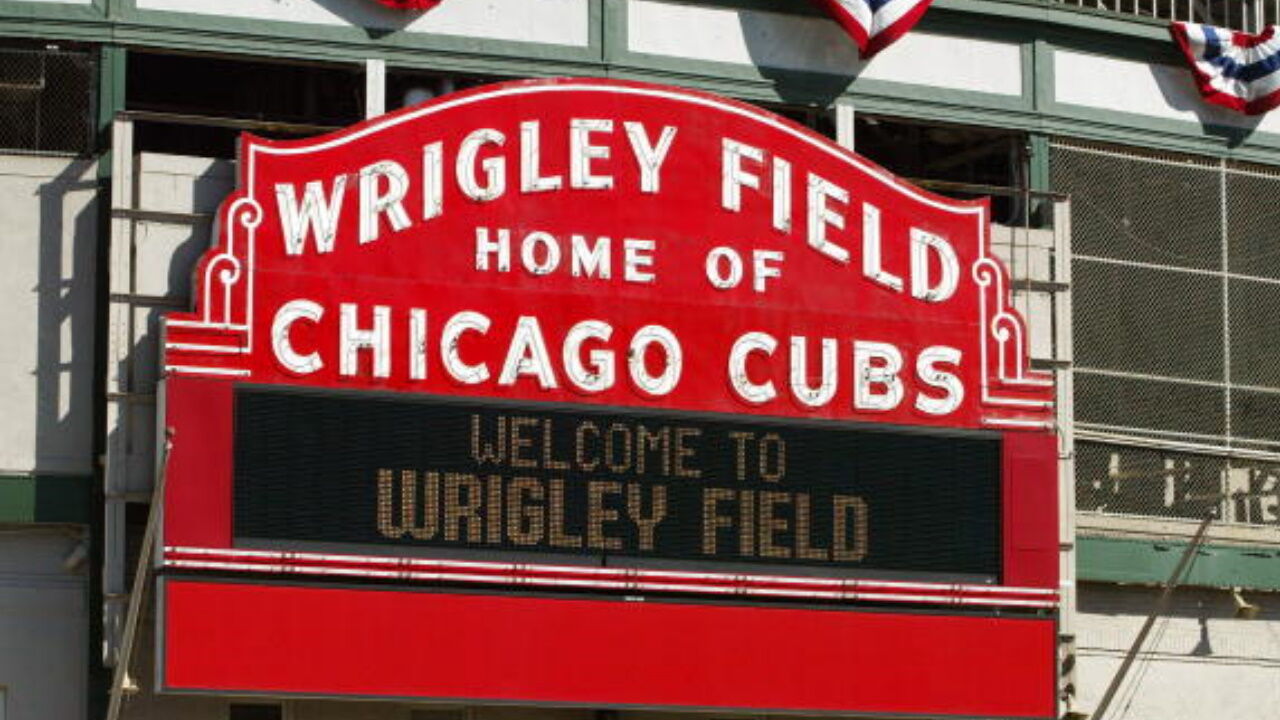 Chicago Cubs Home Opener 2020 - Wrigley Field Marquee