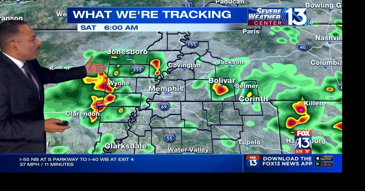 WATCH: Scattered showers linger into the Mid-South weekend | Weather ...
