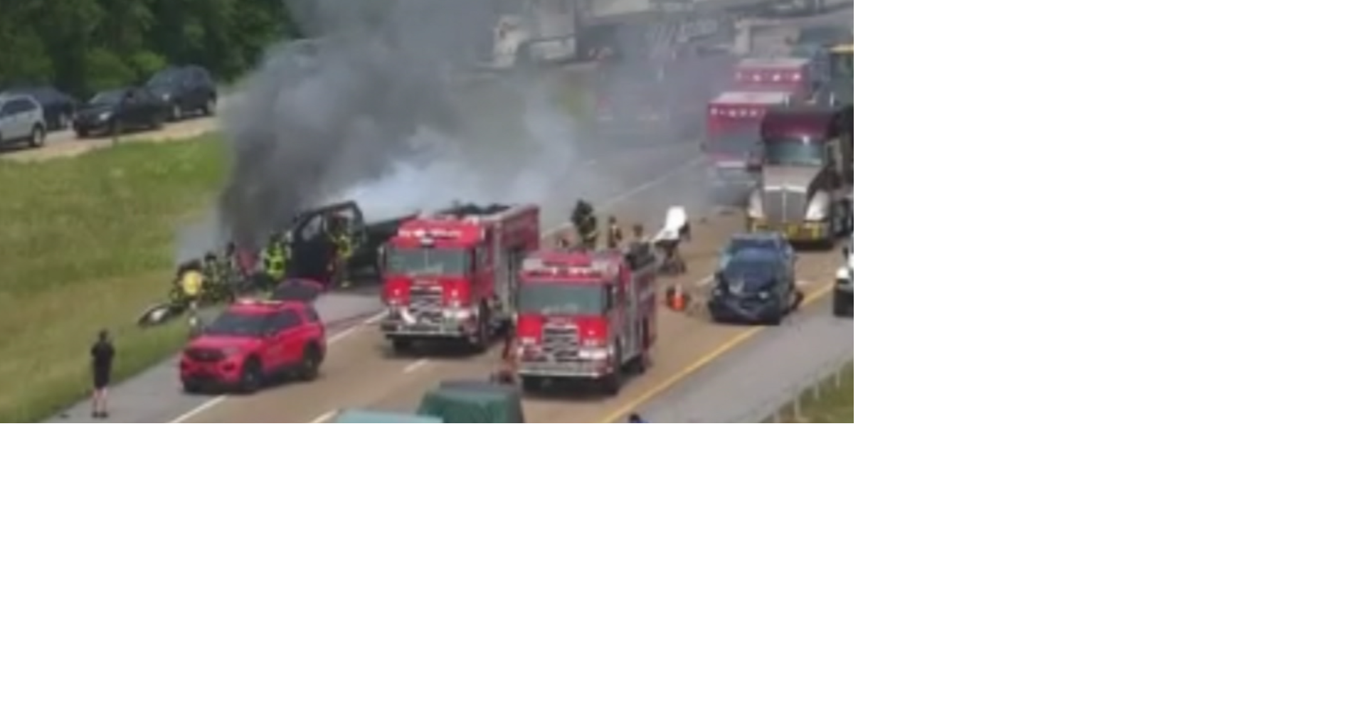 Witness recalls fiery crash that left 3 dead, 1 injured on I-40 and ...