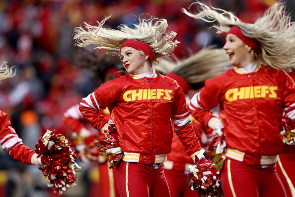 Red & White Cheer Uniform Chiefs Cheer Uniform Red and White 