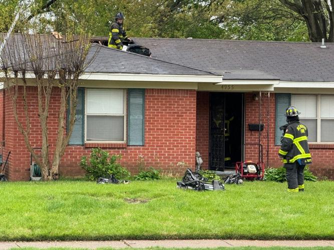 PHOTOS: Firefighters battle house fire in East Memphis fox13memphis com