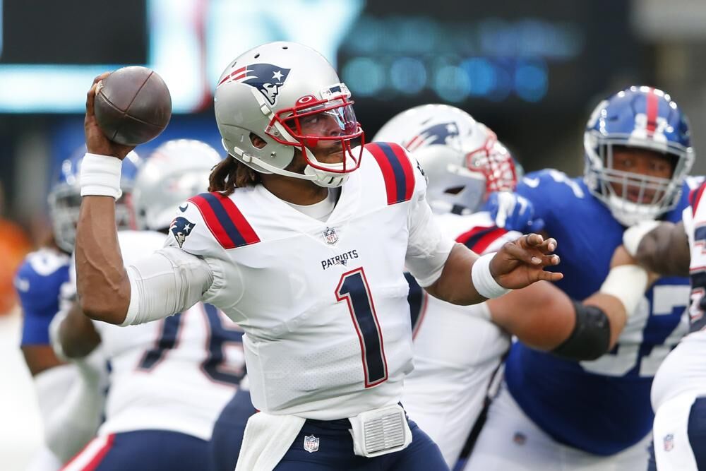 Here's what Cam Newton wore to his first Patriots game - The Boston Globe