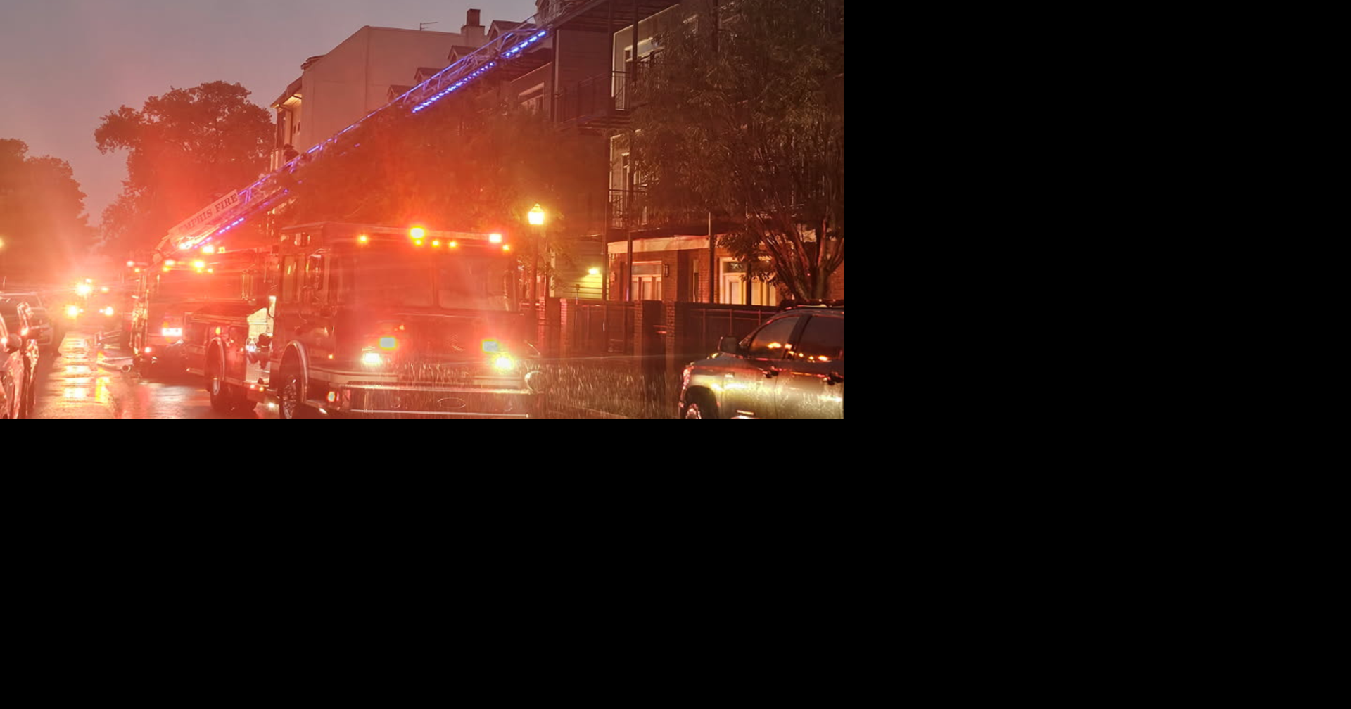 Lightning strike sparks apartment fire at Harbor Town Square | News ...