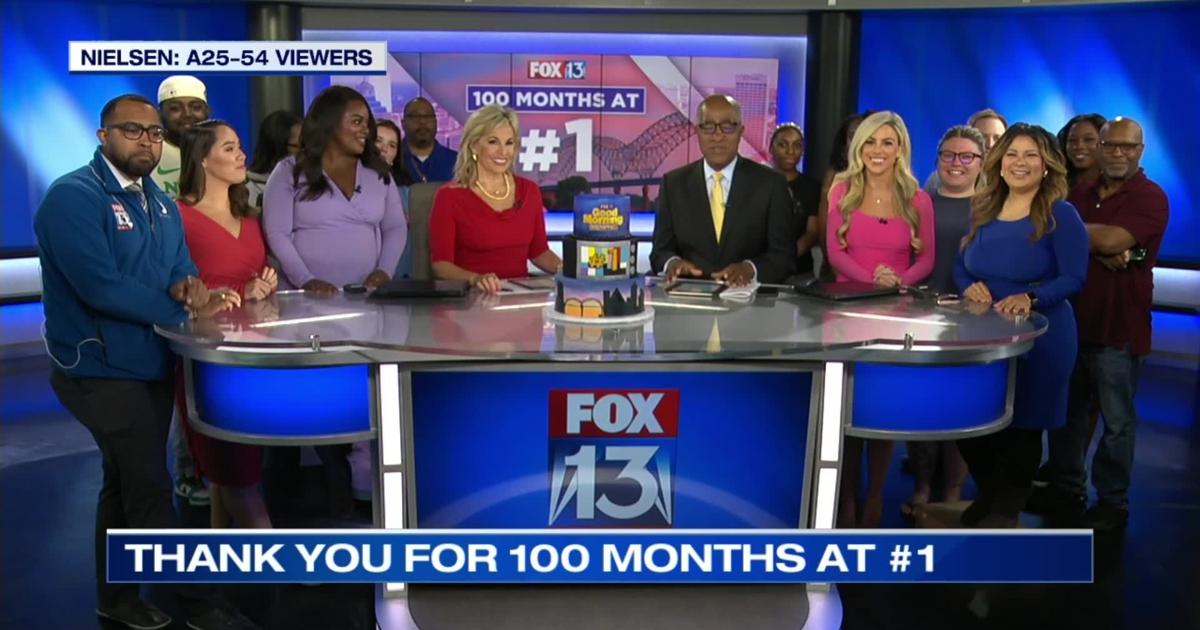 WATCH: FOX13's Good Morning Memphis celebrates 100 consecutive months