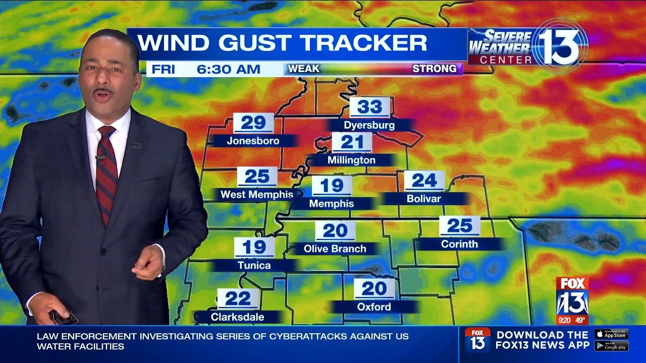 WATCH: Storms And Strong Winds Possible Through Friday Morning Across ...