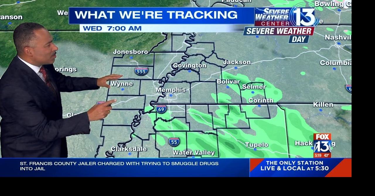 WATCH: Warmer temps ahead, scattered light showers moving into Mid ...