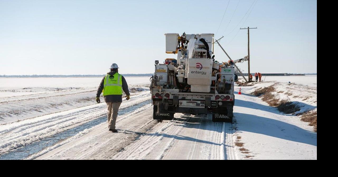 Entergy restores power to more than 87,000 customers after Mississippi ice storm, company says