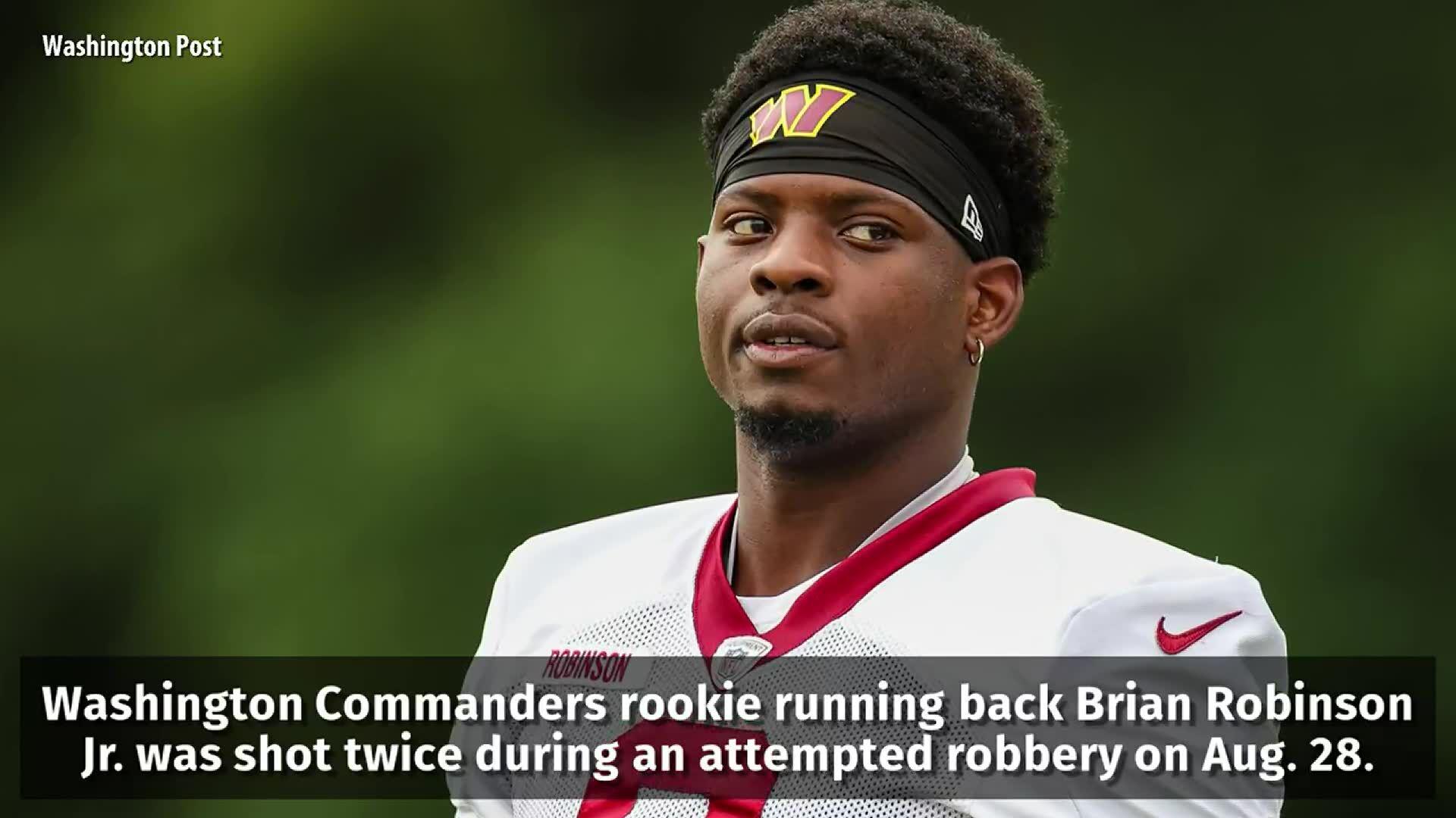 Commanders rookie RB Brian Robinson Jr. shot in Washington