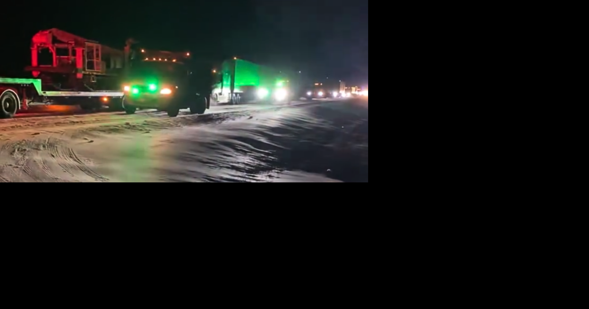 Traffic at a standstill as several 18-wheelers stuck on two major Mississippi interstates