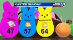 Easter Sunday Weather Graphic 4-4-2026