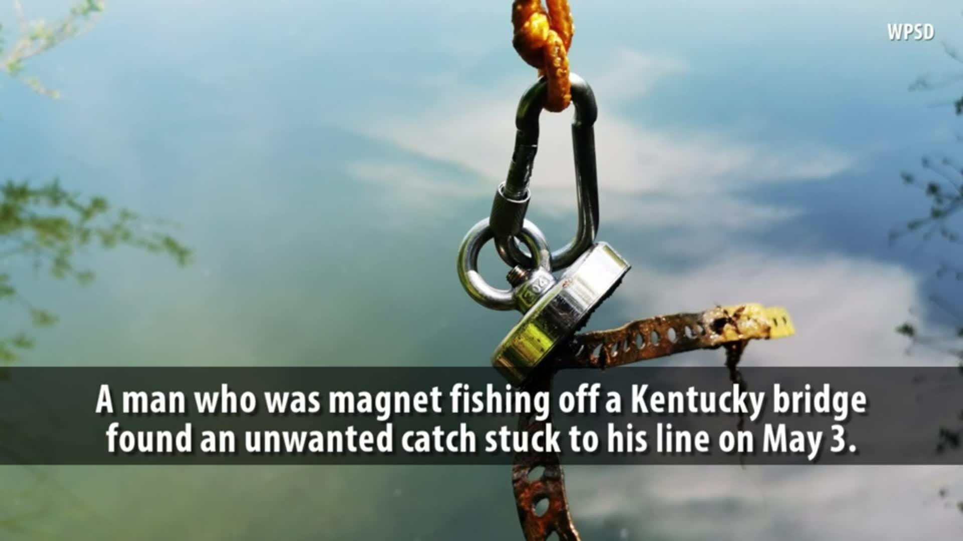 Man catches grenade while magnet fishing off Kentucky bridge, Trending
