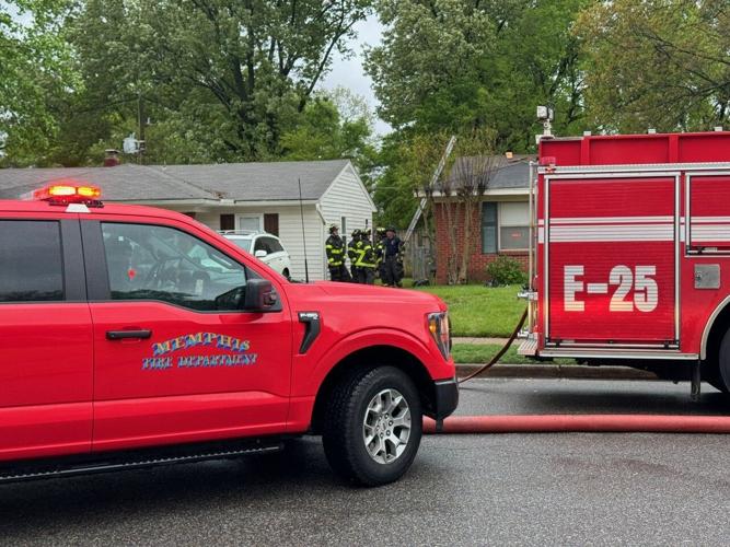 PHOTOS: Firefighters battle house fire in East Memphis fox13memphis com