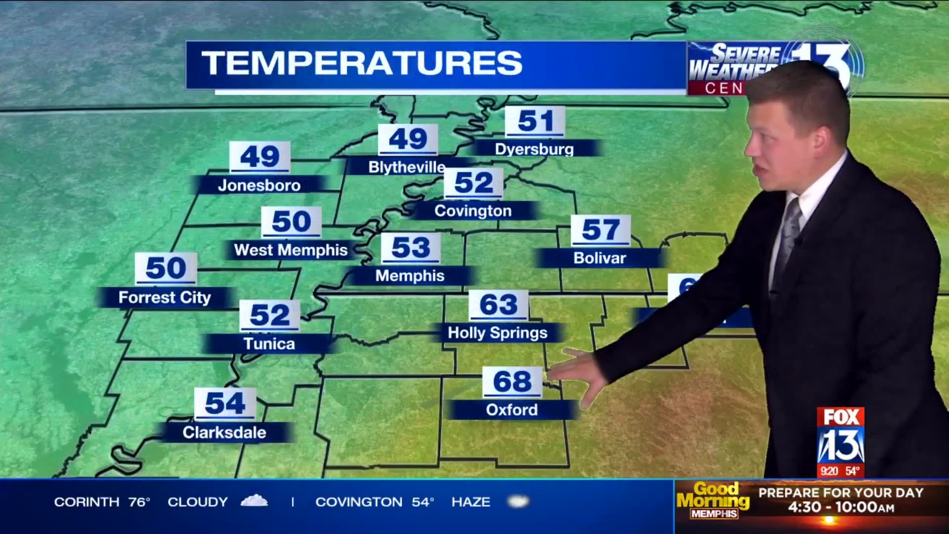 WATCH: Low Temperatures Move In Tonight, Expect For Chilly, Breezy ...