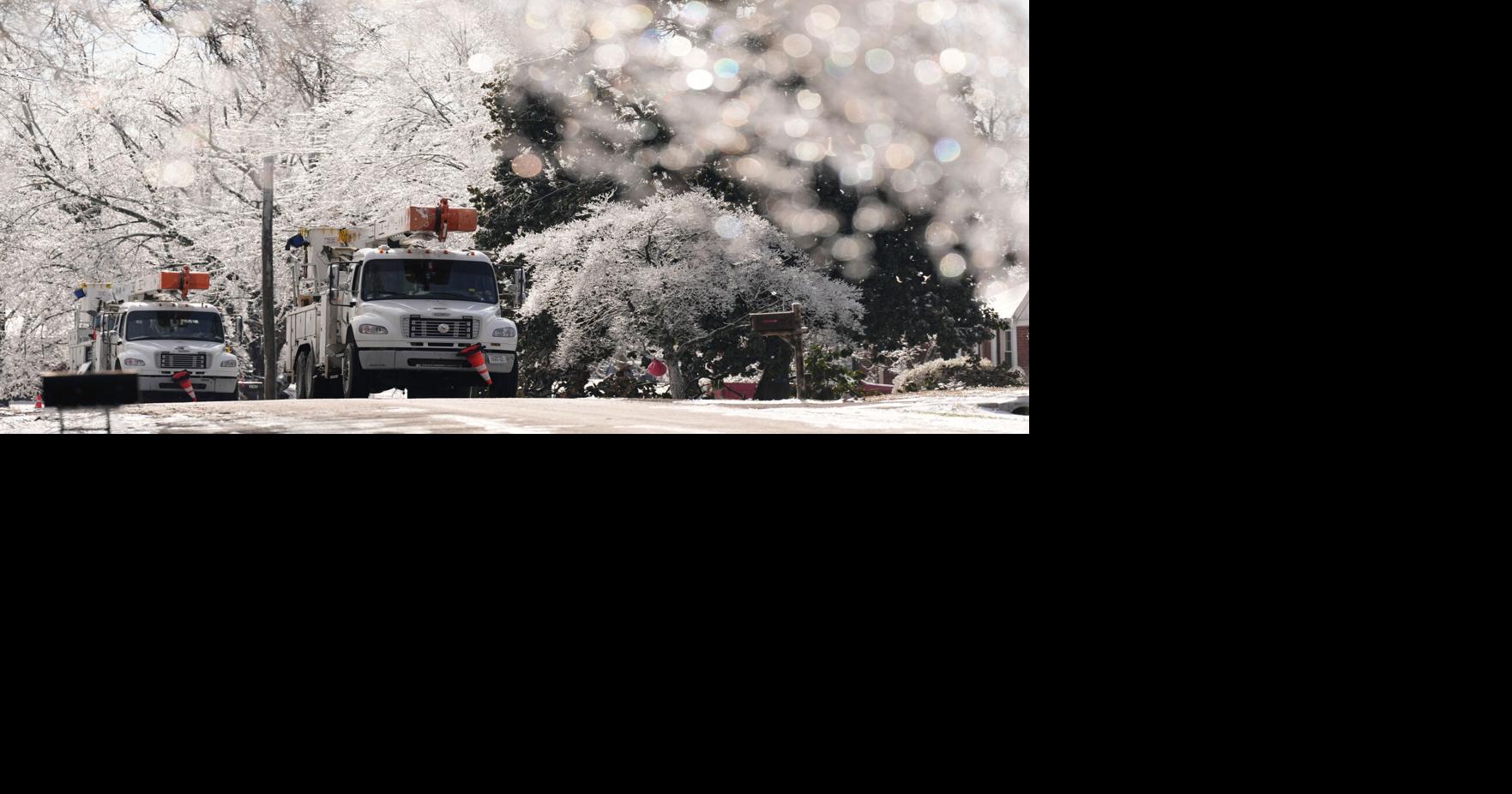 Crews race to restore power as South braces for winter blast | News ...