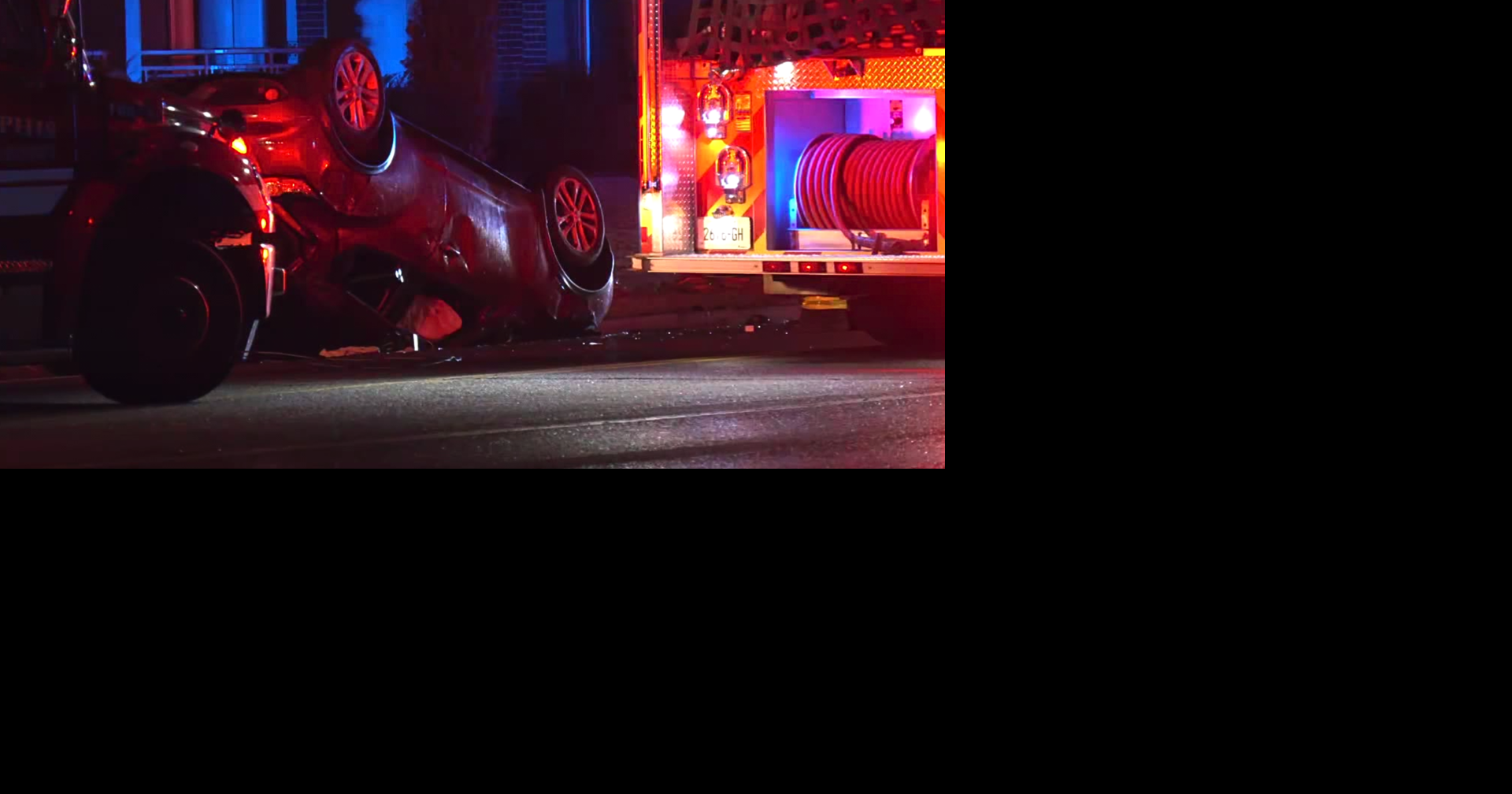 WATCH: Car flips, takes down power pole in East Memphis crash | News ...