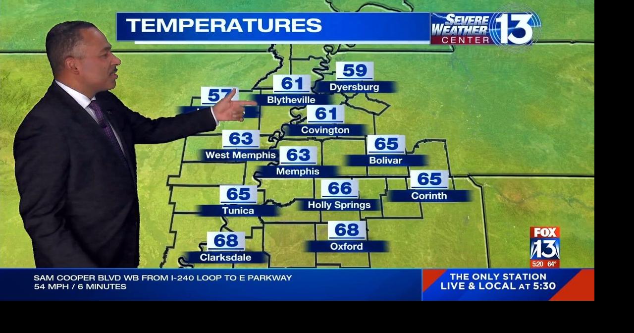 WATCH: Chilly temps with chance of scattered sprinkles and scattered ...