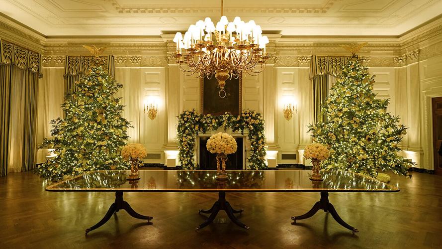 Photos 2020 White House Christmas decorations unveiled