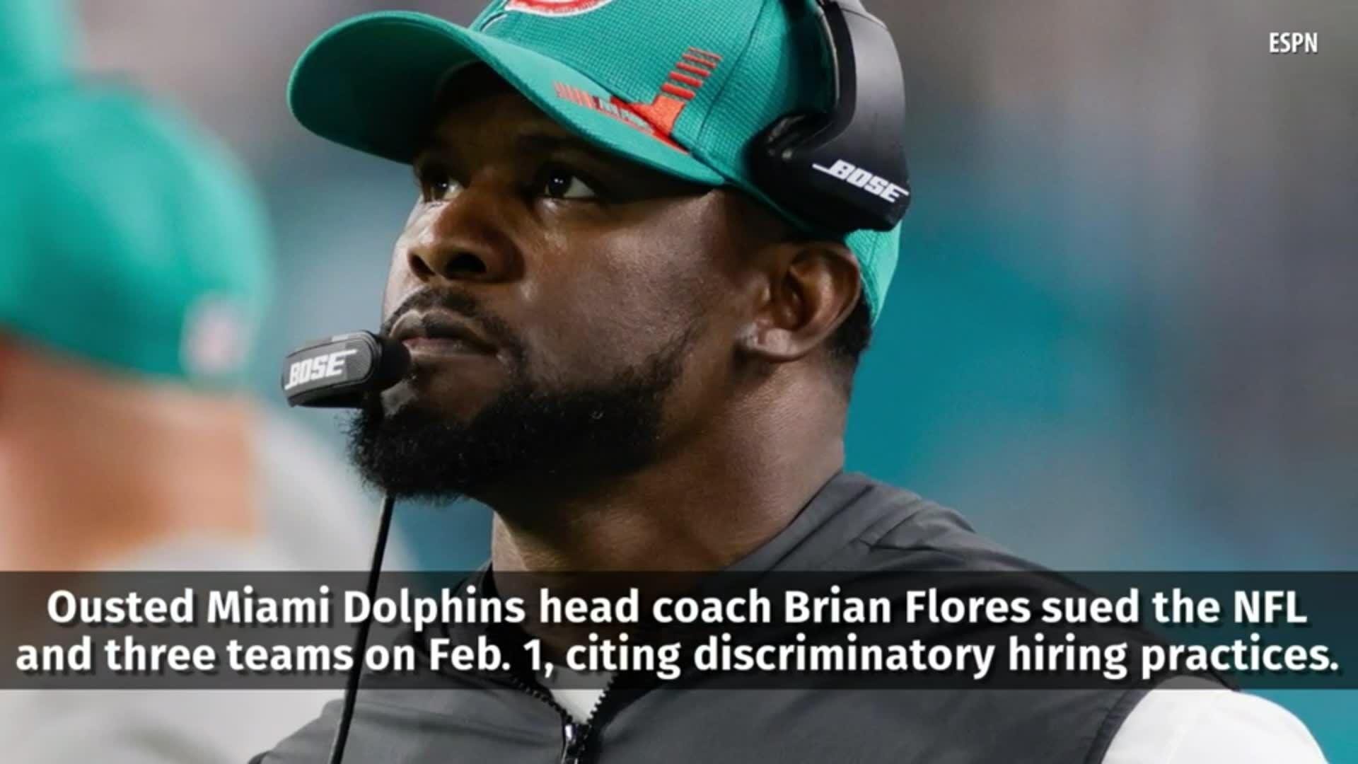 Brian Flores: Former Miami Dolphins coach sues NFL for alleged 'racist  hiring policies', NFL News