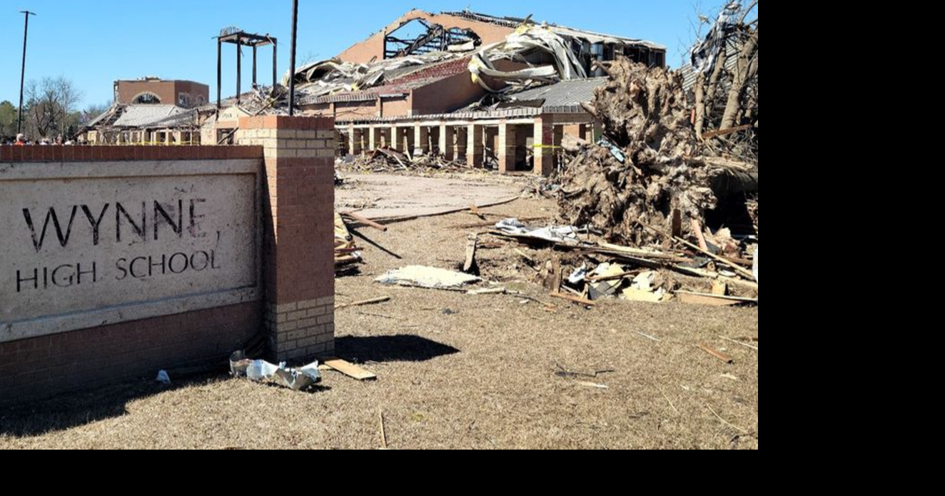 WATCH National Guard secures Wynne campus as demolition starts on