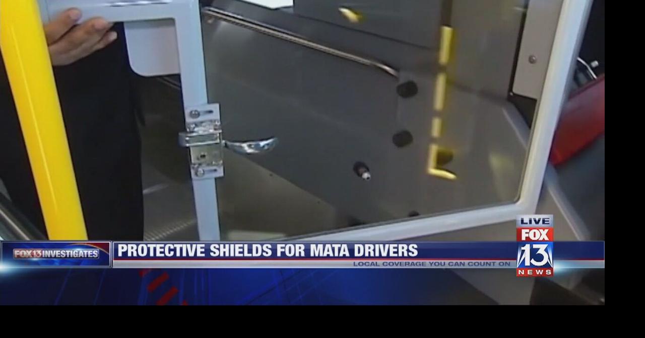 WATCH: City testing protective shields for MATA bus drivers | FOX13 ...