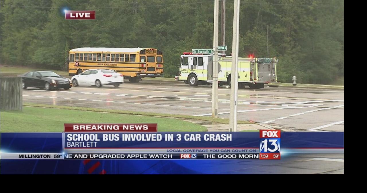 3 car crash involving Bolton High bus in Bartlett News