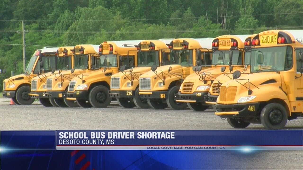 Potential shortage of school bus drivers in DeSoto County | News |  fox13memphis.com
