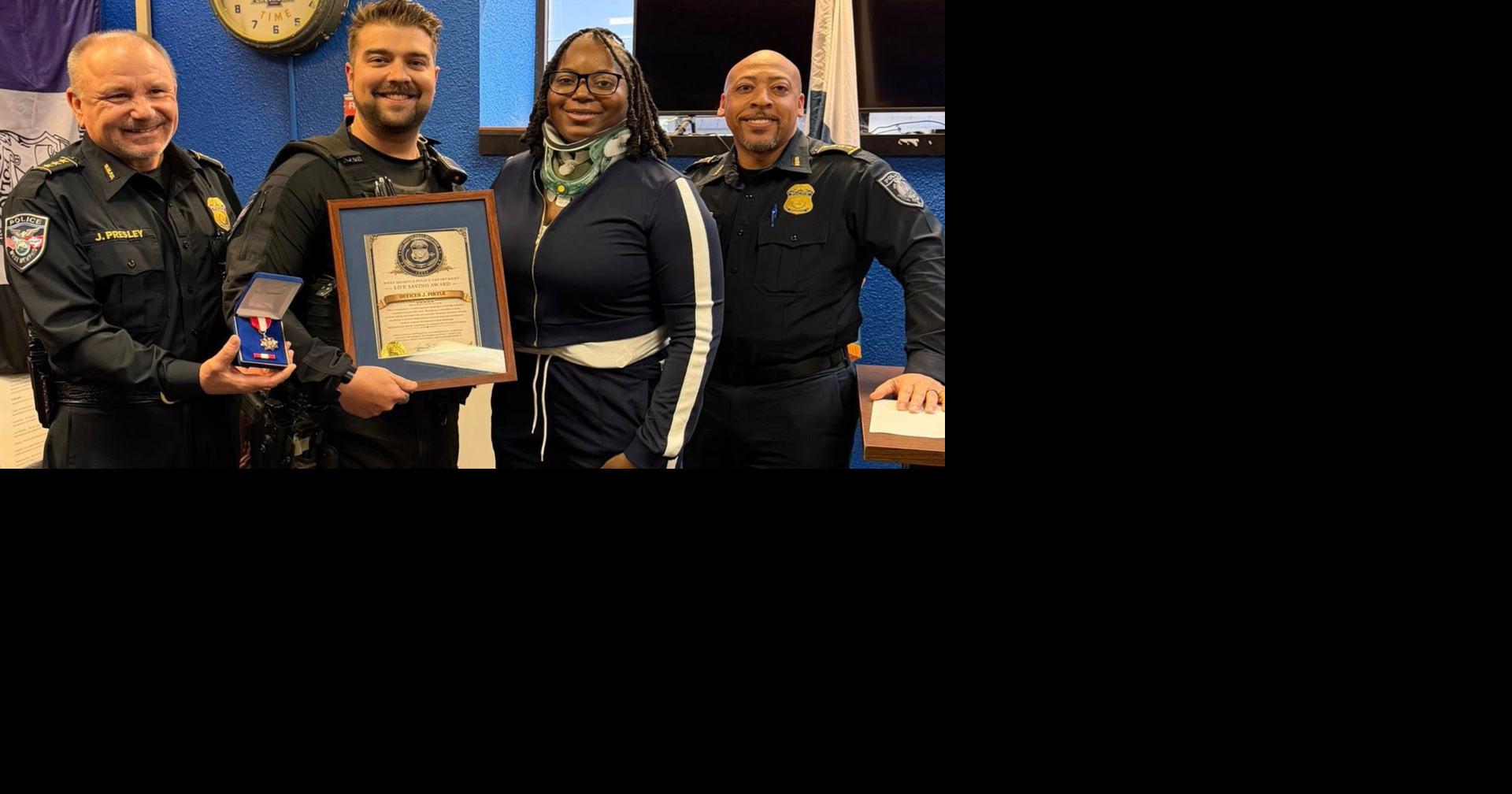 Trio of West Memphis police officers honored for 'exceptional actions in life-saving situations'