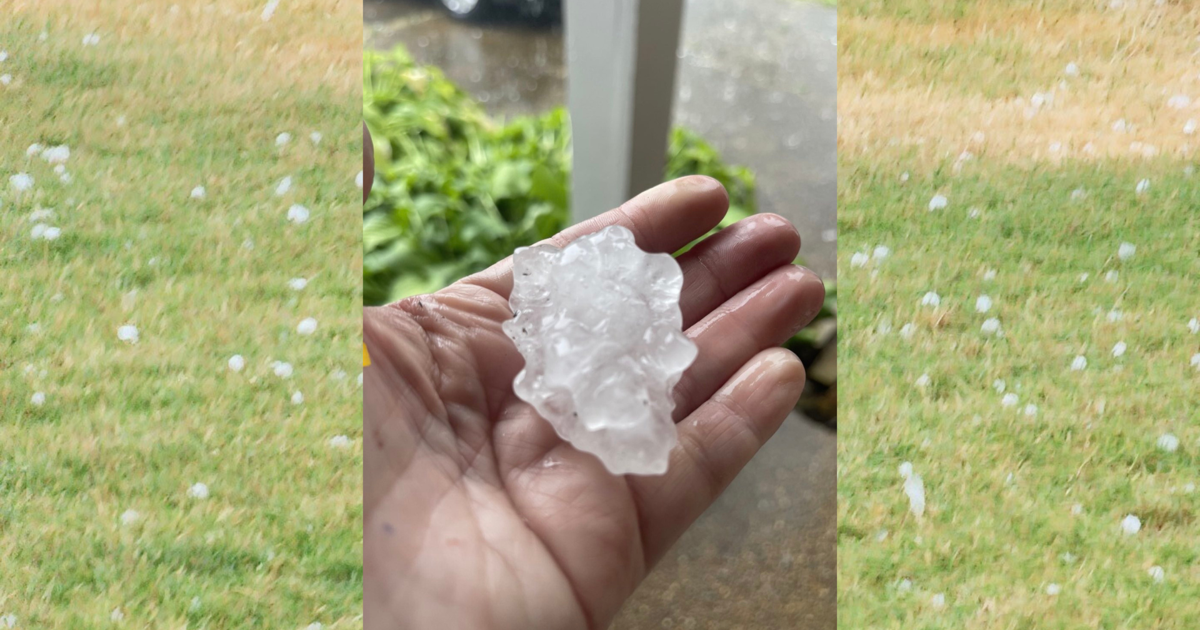 Hail In Rain PHOTOS: Rain, hail fall during Mid-South thunderstorms | | fox13memphis.com