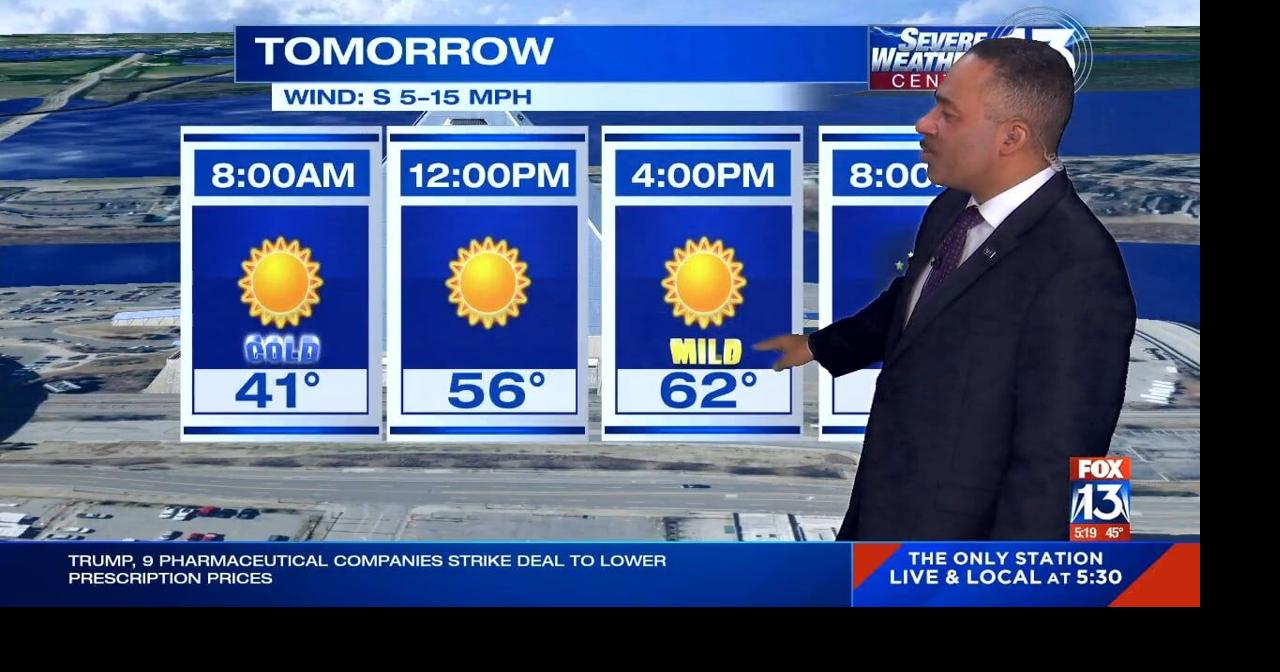 Warm weather expected over weekend, rain possible into next week