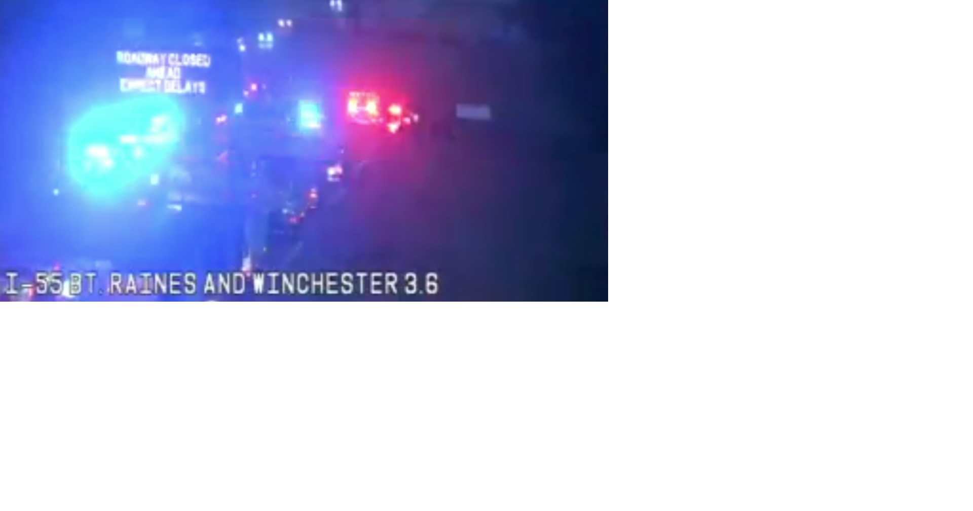 1 dead after two-car crash on I-55 near Millbranch, MPD says | News ...