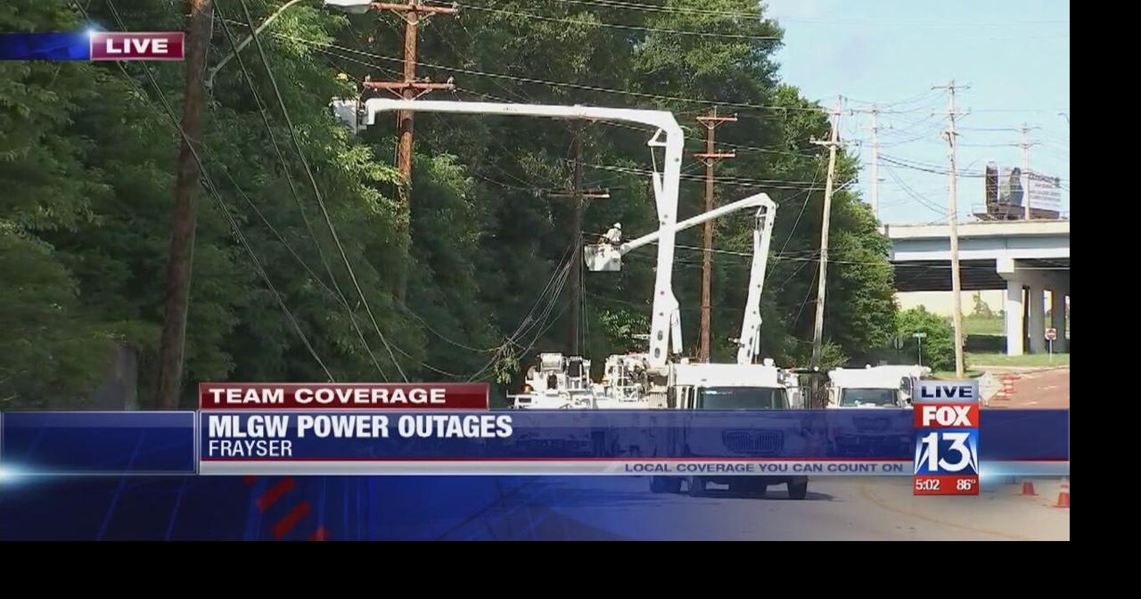 WATCH: MLGW power outages | News | fox13memphis.com