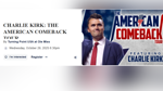 Charlie Kirk was scheduled to speak at Ole Miss in October