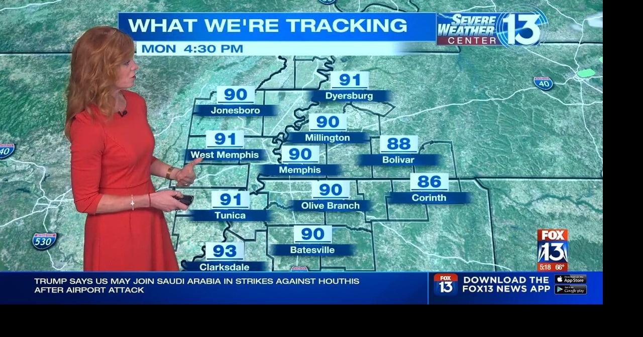 Temps push toward records, indices near triple digits until weekend