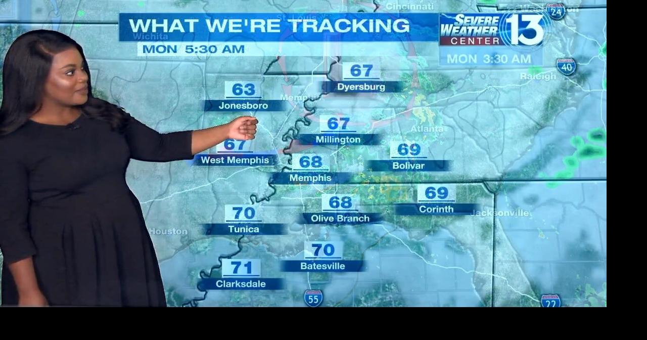 WATCH: Isolated showers and more warm temperatures for the Mid-South Monday | Weather | fox13memphis.com