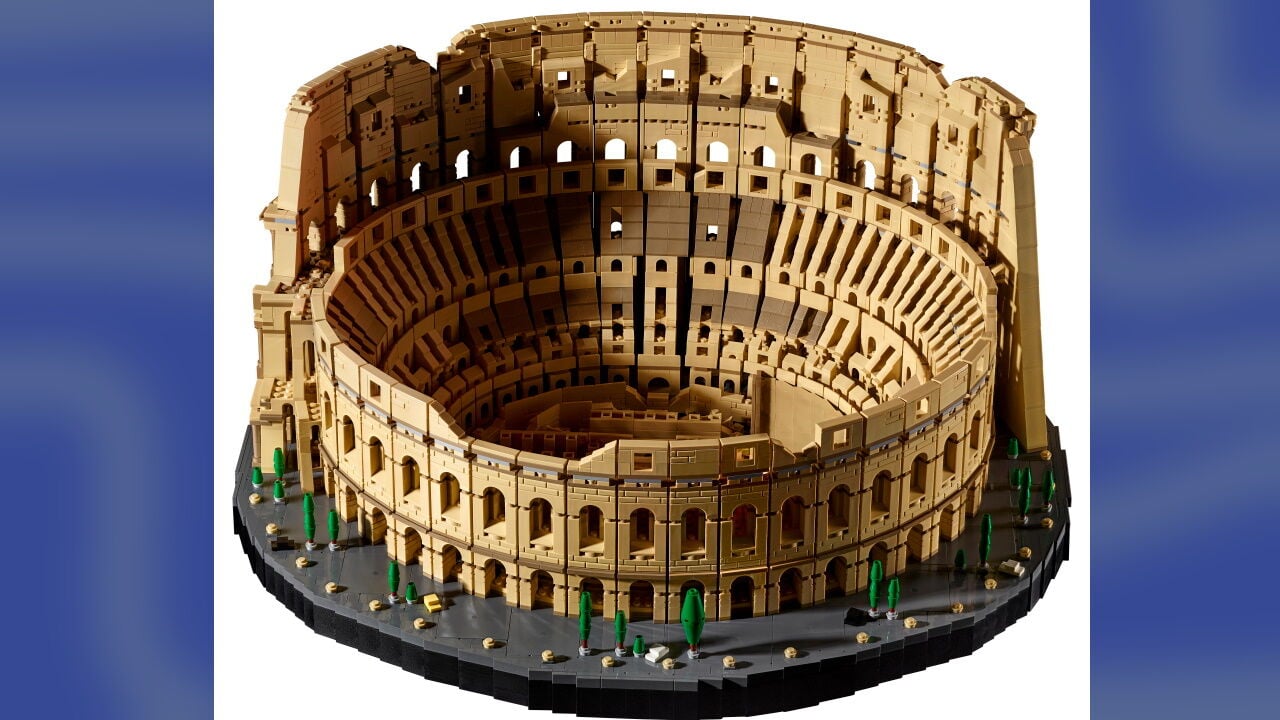 Lego unveils record-setting, 9,036-piece Roman Colosseum