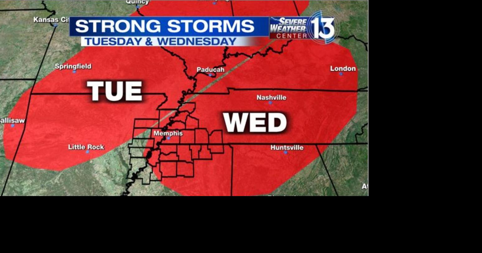 WATCH: Temperatures continue to climb ahead of strong storms heading ...