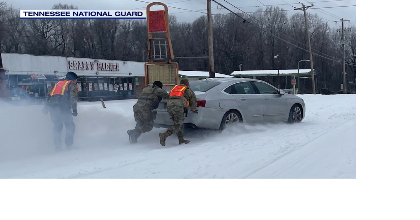 Tennessee National Guard rescues more than 200 stranded drivers in Memphis