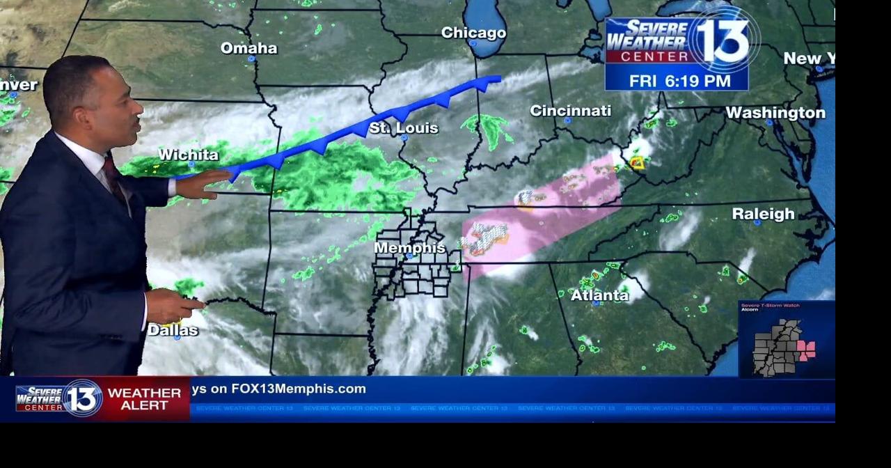 Scattered Severe Storms Threaten Mid-South, Carolinas, Southern New England