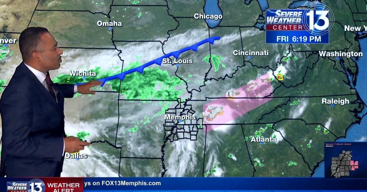 Scattered Severe Storms Threaten Mid-South, Carolinas, Southern New England