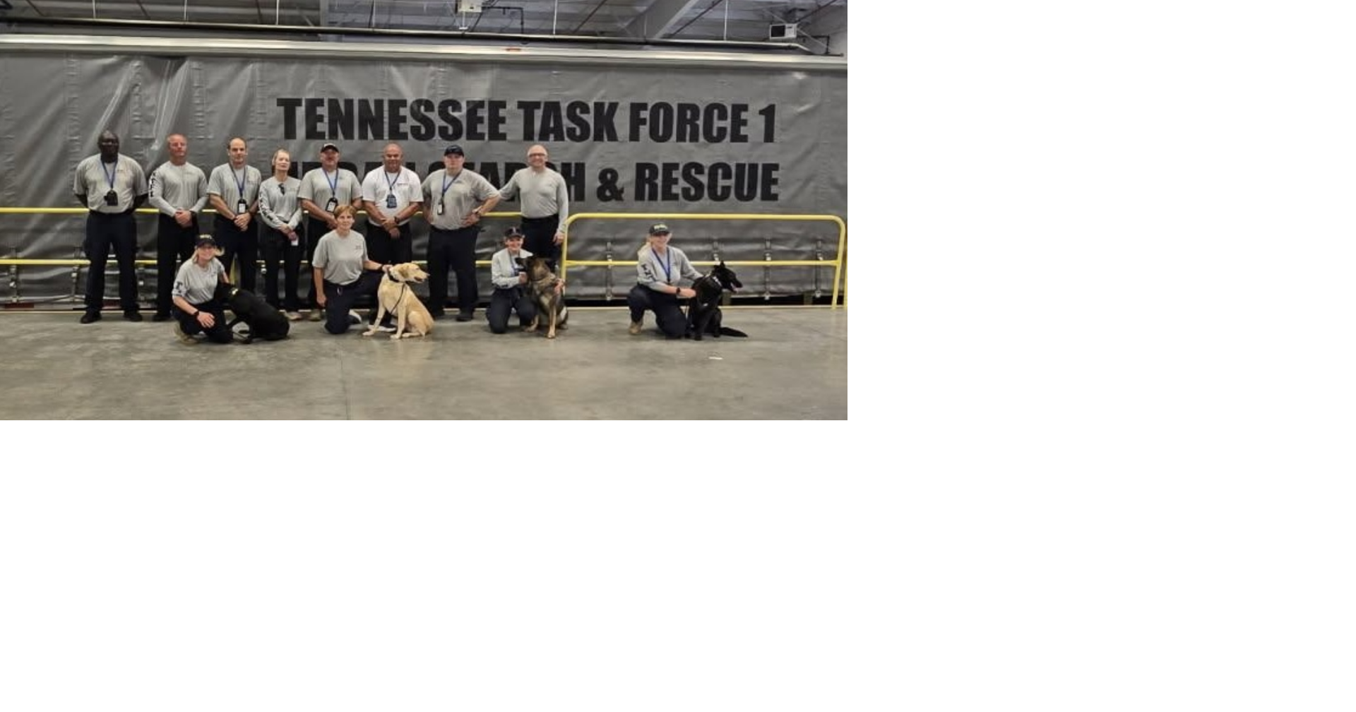 Memphis Fire Department canine search team heads to Texas after deadly