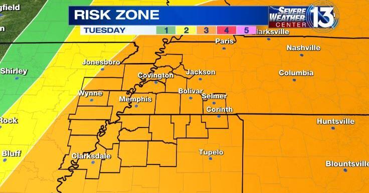 Memphis Braces for Severe Thunderstorms and Tornado Threat