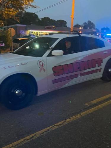 Photos Desoto Co Sheriff Pinks Out Two Cars For Breast Cancer Awareness