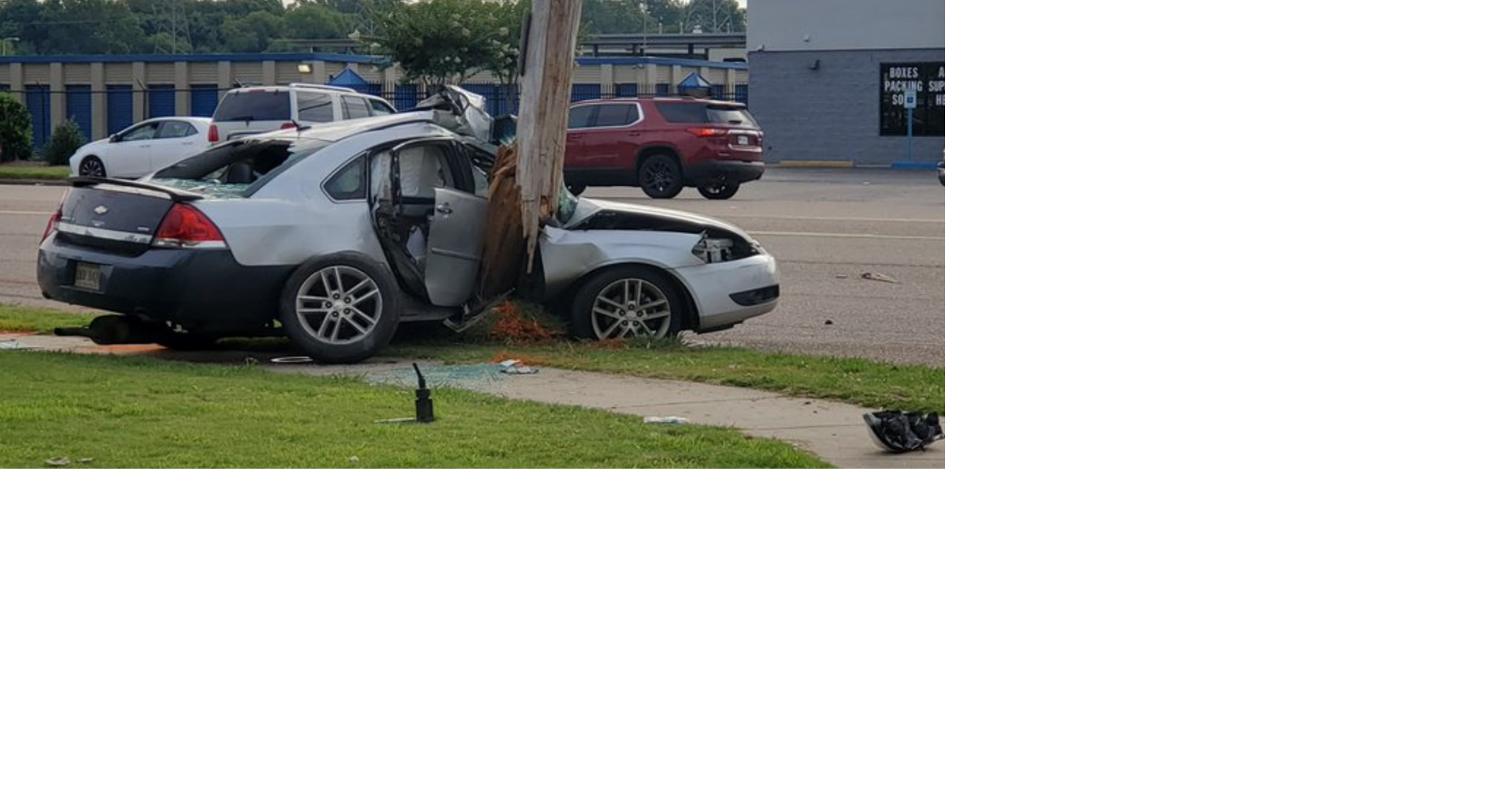 Heavy delays on Getwell after car wraps around pole News