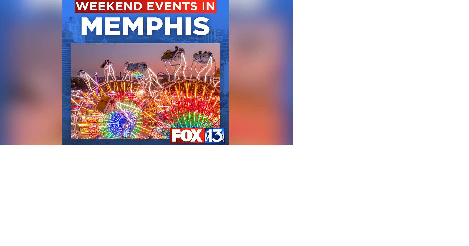 Mid-South Fair Opens With Extensive Rides, Community Events Through October 5