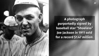 Rare autographed 'Shoeless' Joe Jackson photo sells for record $1.47M at  auction