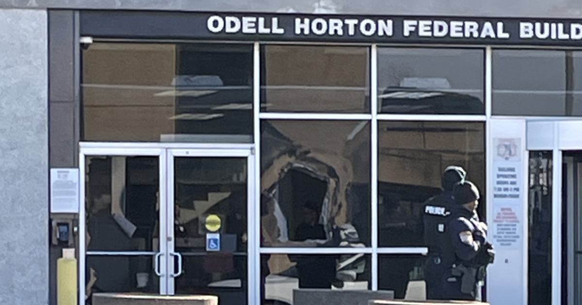 Busted Building Windows busted out of Federal Building during 'disturbance' in Downtown ...